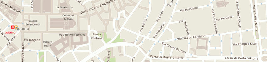 Mappa della impresa cadel antonio a MILANO