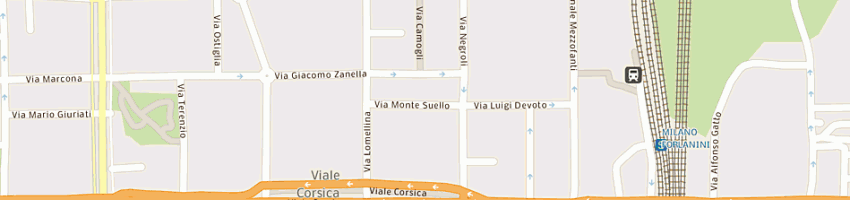 Mappa della impresa studio fotografico dani snc a MILANO