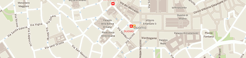 Mappa della impresa riccardo goria prisco srl a MILANO