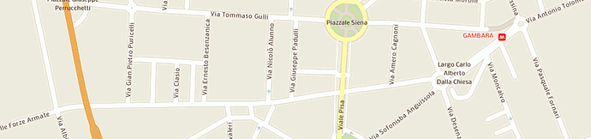 Mappa della impresa gml associati a MILANO