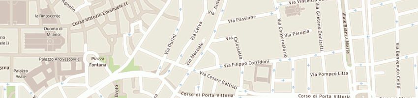 Mappa della impresa ghezzi a MILANO