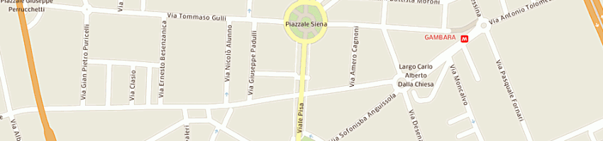 Mappa della impresa petrilli pasquale a MILANO