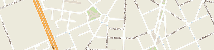 Mappa della impresa tintoria-di lionetti nunzia a MILANO
