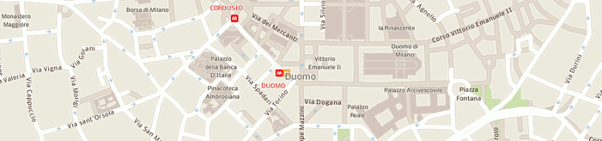 Mappa della impresa studio legale pisano de vito maiano e catucci a MILANO