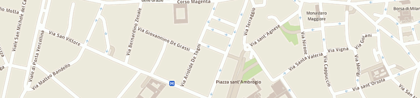 Mappa della impresa mosaic srl a MILANO