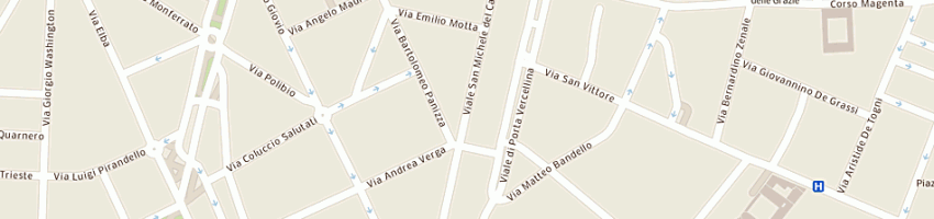 Mappa della impresa camisasca pier luigi a MILANO