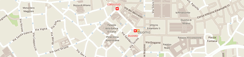 Mappa della impresa mazza stilografiche sas di mazza antonella e c a MILANO