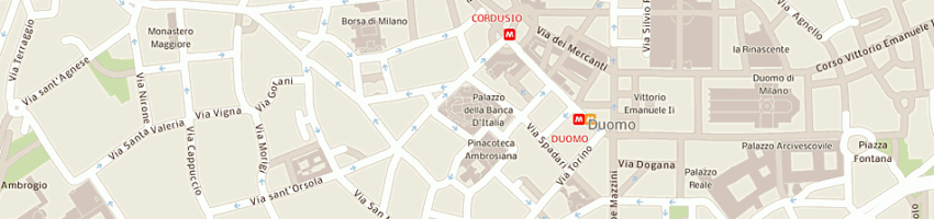 Mappa della impresa banca toscana spa a MILANO