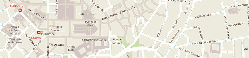 Mappa della impresa albergo nuovo seal srl a MILANO
