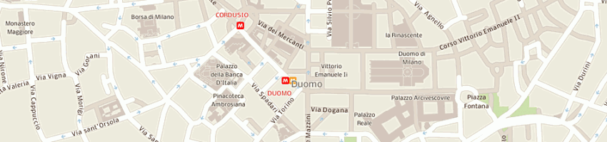 Mappa della impresa egidio duomo di buono anna a MILANO