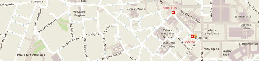 Mappa della impresa adamo angelo a MILANO