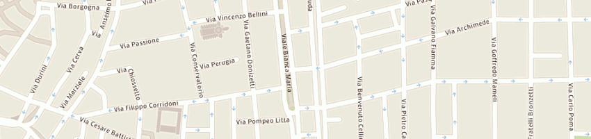 Mappa della impresa migliavacca ernesto a MILANO