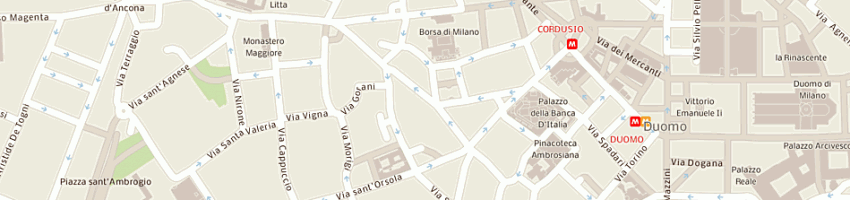 Mappa della impresa colli srl a MILANO