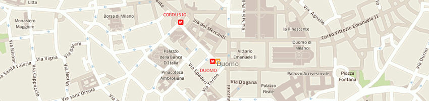 Mappa della impresa bassetti spa a MILANO