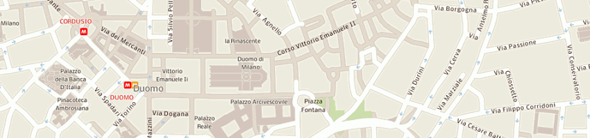 Mappa della impresa studio legale associato baroni - de censi - fedeli a MILANO