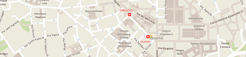 Mappa della impresa unicredit banca spa a MILANO