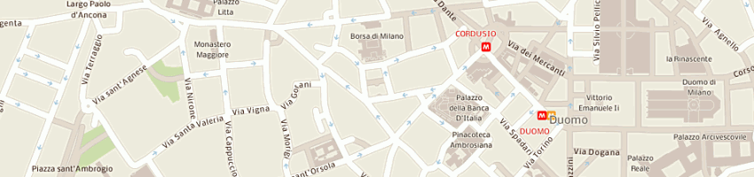 Mappa della impresa reboa marco a MILANO