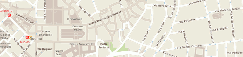 Mappa della impresa poste italiane a MILANO