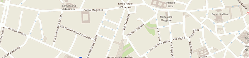 Mappa della impresa i coiffeurs di aldo coppola snc di monica cagiano coppola a MILANO