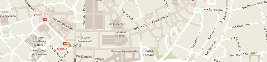 Mappa della impresa dp wear sas di poerio salvatore e c a MILANO