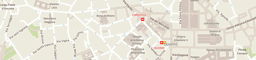 Mappa della impresa studio domina - health news a MILANO