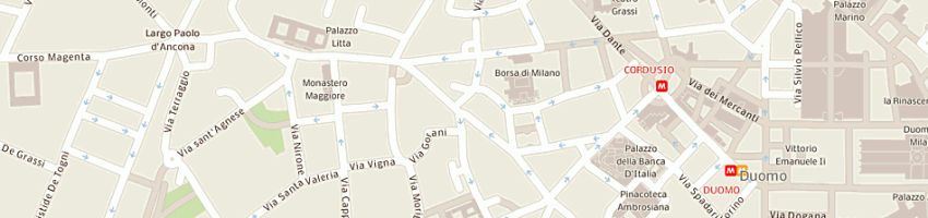 Mappa della impresa italfingest spa a MILANO