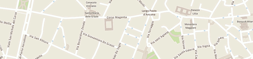 Mappa della impresa studio commercialisti galluzzo e zanaga a MILANO