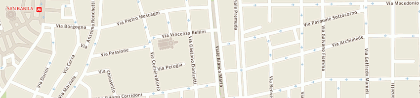 Mappa della impresa fenaroli felicita a MILANO