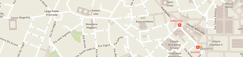 Mappa della impresa cale' srl a MILANO