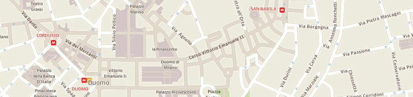Mappa della impresa oculus srl a MILANO