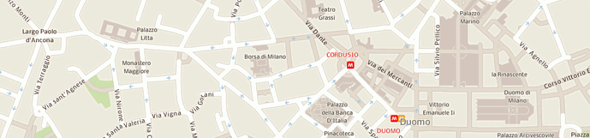 Mappa della impresa ferrarese monica a MILANO
