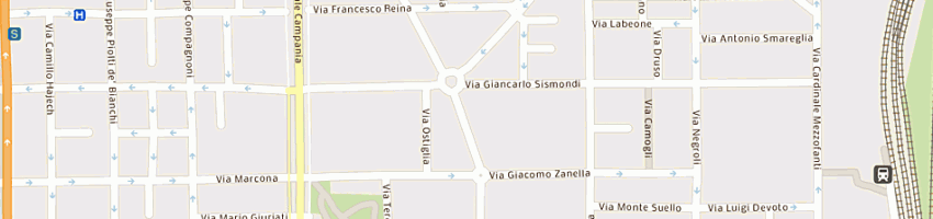 Mappa della impresa alarm center (srl) a MILANO