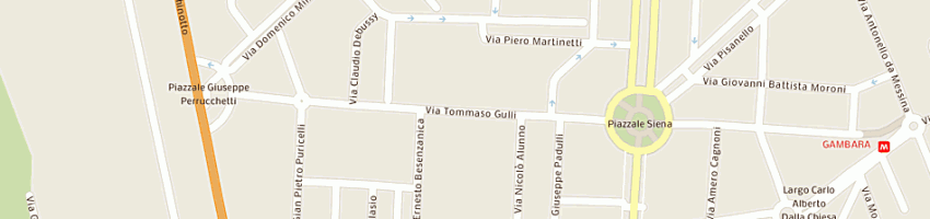 Mappa della impresa benincori alberto a MILANO