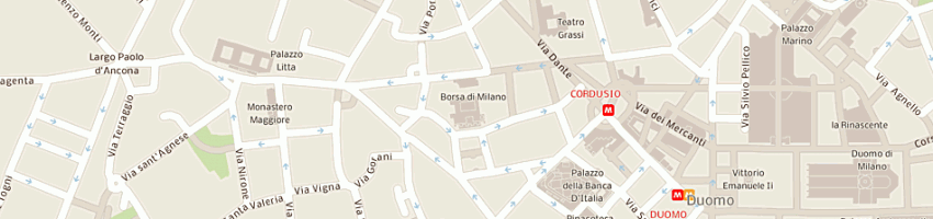 Mappa della impresa borsa italiana spa a MILANO