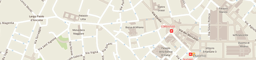 Mappa della impresa acf spa a MILANO