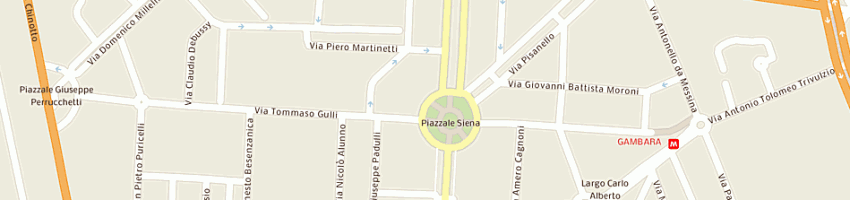 Mappa della impresa foto studio siena a MILANO