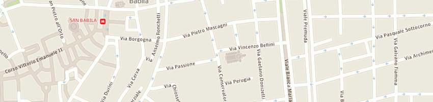 Mappa della impresa cuesp (srl) a MILANO