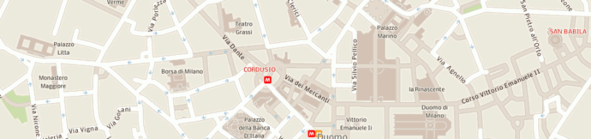 Mappa della impresa sanpaolo fiduciaria spa a MILANO