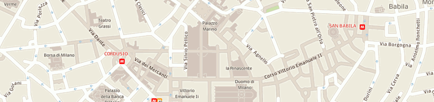 Mappa della impresa linea kappa sas di russo liliana e c a MILANO