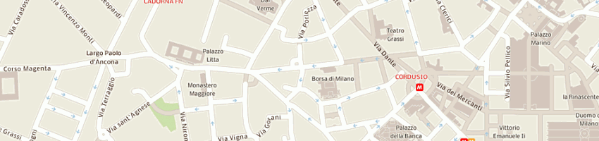 Mappa della impresa hildegard sas di randazzo maurizio stefano e c a MILANO