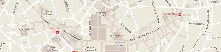 Mappa della impresa chaumet italia srl a MILANO