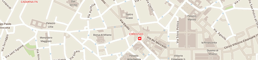 Mappa della impresa farmacia dante drcolombo federica a MILANO