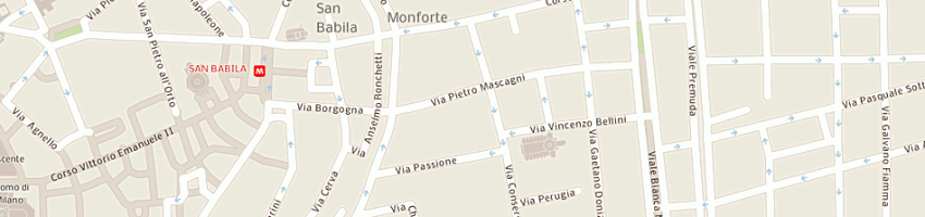 Mappa della impresa cusl a MILANO