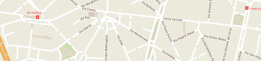 Mappa della impresa guerini giacomo a MILANO