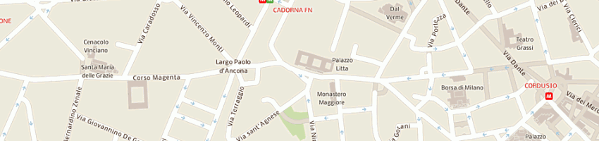 Mappa della impresa albinform spa a MILANO