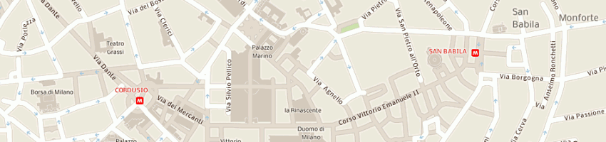 Mappa della impresa agape s r l a MILANO