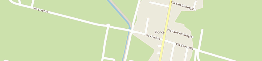 Mappa della impresa pizzeria il muretto snc di gottardello rudy e c a VIGONZA