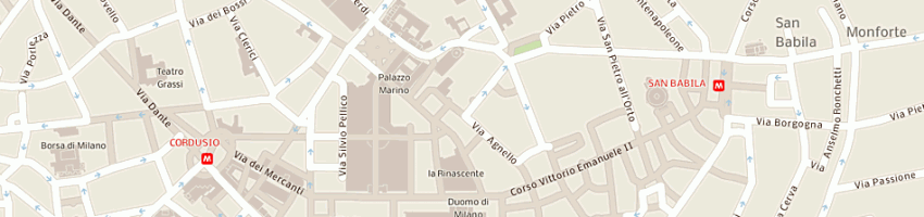 Mappa della impresa il ristorantino a MILANO