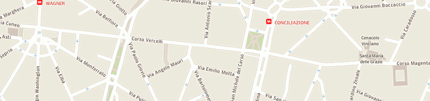 Mappa della impresa agus giovanni battista a MILANO