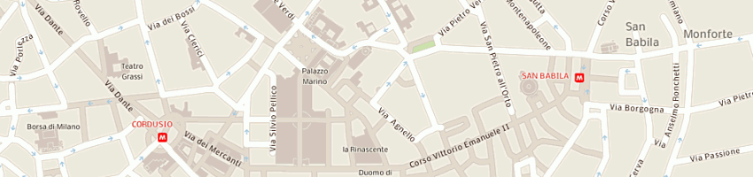 Mappa della impresa linzola claudio a MILANO